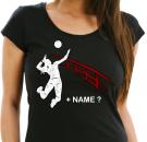 Girlie-Shirt Volleyball Motiv 12