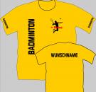 T-Shirt Badminton Motiv 14