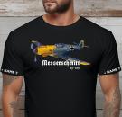 Messerschmitt BF 109 T-Shirt Flugzeuge Modelle Jagdflugzeuge Flugsport Motiv 20