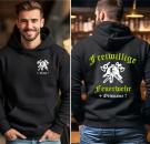 Feuerwehr Kapuzensweatshirt Hoodie Ortsname Bekleidung Motiv 4