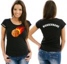 Girlie-Shirt Basketball Motiv 6
