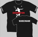 T-Shirt Badminton Motiv 7