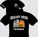 Polo-Shirt Bowling Motiv 9